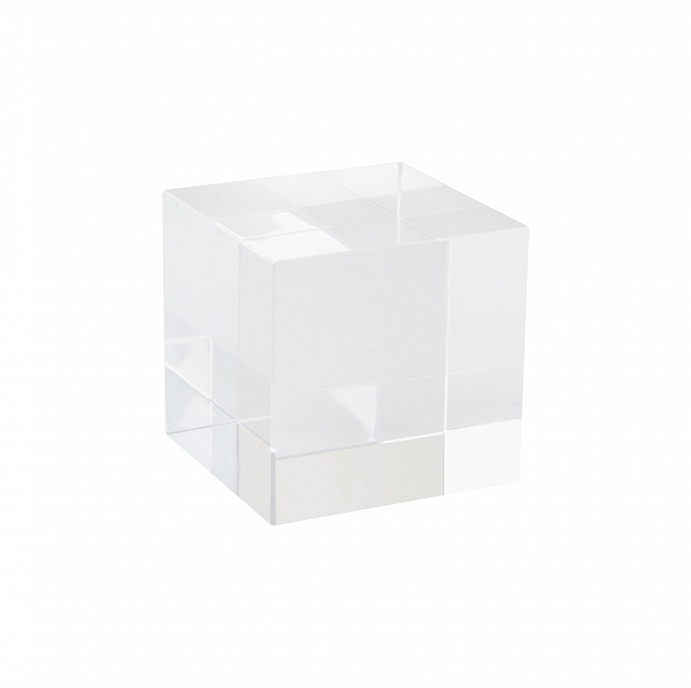 Награда Tampa - стеклянный куб с логотипом в Белгороде заказать по выгодной цене в кибермаркете AvroraStore