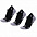 Набор из 3 пар спортивных женских носков Monterno Sport, белый с логотипом в Белгороде заказать по выгодной цене в кибермаркете AvroraStore