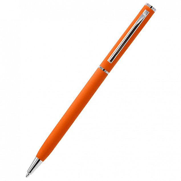 Ручка шариковая металлическая Tinny Soft - Оранжевый OO с логотипом в Белгороде заказать по выгодной цене в кибермаркете AvroraStore