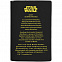Обложка для паспорта Star Wars Title, черная с логотипом в Белгороде заказать по выгодной цене в кибермаркете AvroraStore