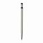 Металлическая ручка-стилус Slim, серый с логотипом в Белгороде заказать по выгодной цене в кибермаркете AvroraStore