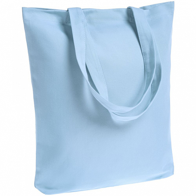 Холщовая сумка Avoska, голубая с логотипом в Белгороде заказать по выгодной цене в кибермаркете AvroraStore
