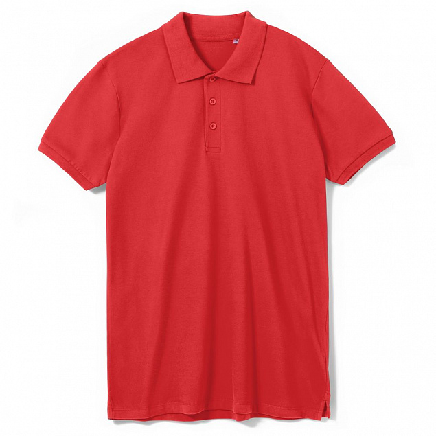 Рубашка поло мужская PHOENIX MEN, красная с логотипом в Белгороде заказать по выгодной цене в кибермаркете AvroraStore