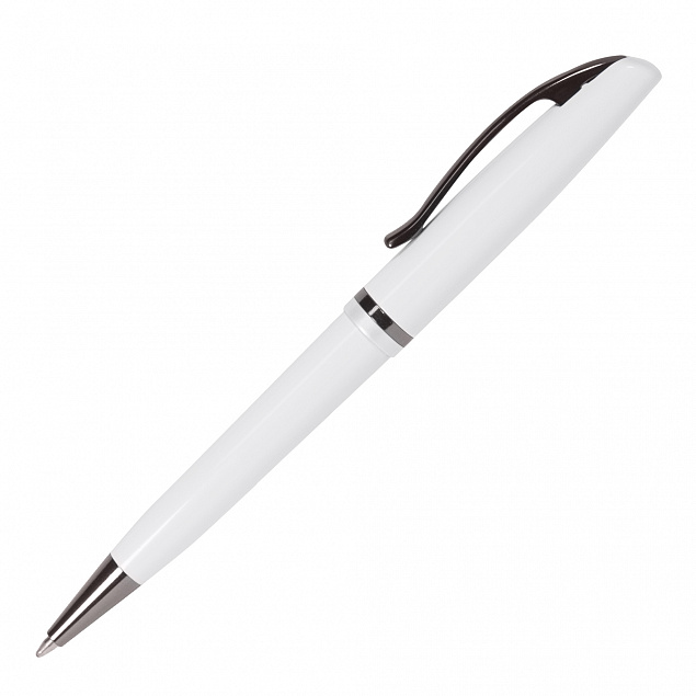 Шариковая ручка ART, белая с логотипом в Белгороде заказать по выгодной цене в кибермаркете AvroraStore