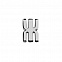 Элемент брелка-конструктора «Хлястик с кольцом и зажимом», черный с логотипом в Белгороде заказать по выгодной цене в кибермаркете AvroraStore