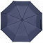Зонт складной Hit Mini ver.2, темно-синий с логотипом в Белгороде заказать по выгодной цене в кибермаркете AvroraStore