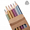 Набор цветных карандашей METALLIC, 6 цветов с логотипом в Белгороде заказать по выгодной цене в кибермаркете AvroraStore