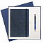 Подарочный набор Portobello/Nuba BtoBook синий (Ежедневник недат А5, Ручка) с логотипом в Белгороде заказать по выгодной цене в кибермаркете AvroraStore