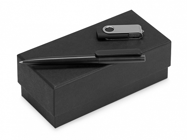 Подарочный набор Qumbo с ручкой и флешкой с логотипом в Белгороде заказать по выгодной цене в кибермаркете AvroraStore
