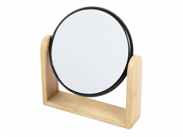 Зеркало из бамбука «Black Mirror» с логотипом в Белгороде заказать по выгодной цене в кибермаркете AvroraStore