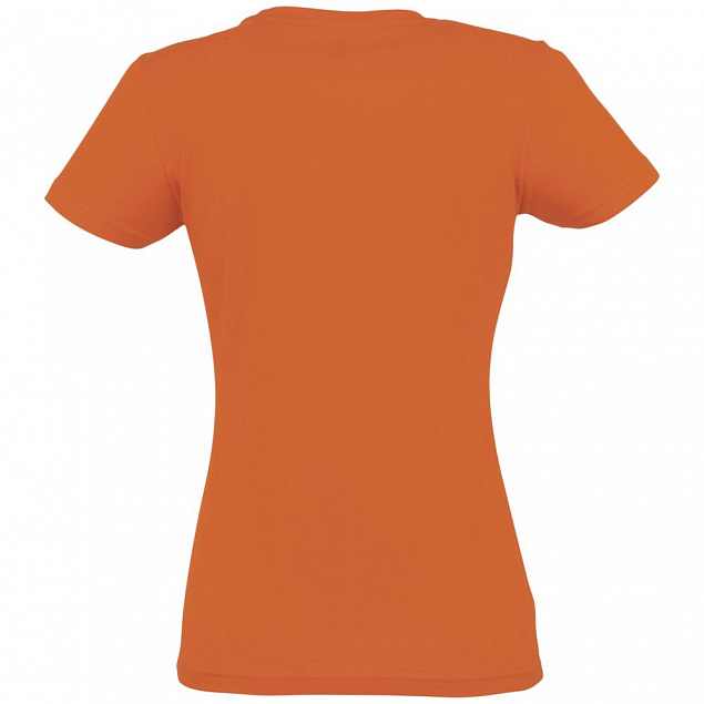 Футболка женская Imperial Women 190, оранжевая с логотипом в Белгороде заказать по выгодной цене в кибермаркете AvroraStore