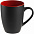 Кружка Bright Tulip, матовая, черная с фиолетовым с логотипом в Белгороде заказать по выгодной цене в кибермаркете AvroraStore
