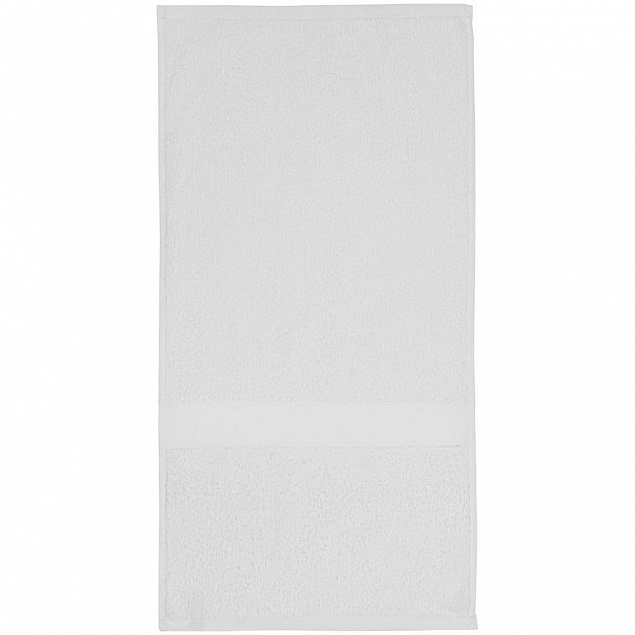 Полотенце Soft Me Light ver.2, малое, белое с логотипом в Белгороде заказать по выгодной цене в кибермаркете AvroraStore