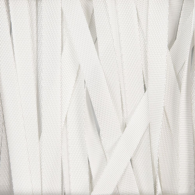 Стропа текстильная Fune 10 S, белая, 10 см с логотипом в Белгороде заказать по выгодной цене в кибермаркете AvroraStore