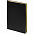 Ежедневник Nebraska Flex, недатированный, черный с золотистым с логотипом в Белгороде заказать по выгодной цене в кибермаркете AvroraStore