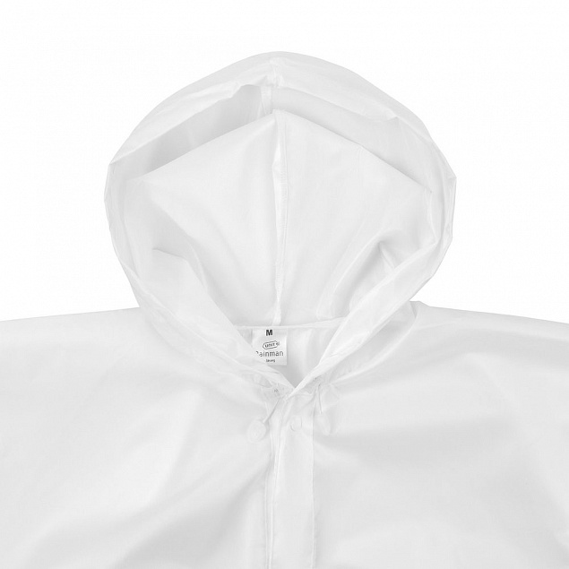 Дождевик унисекс Rainman Strong, белый с логотипом в Белгороде заказать по выгодной цене в кибермаркете AvroraStore