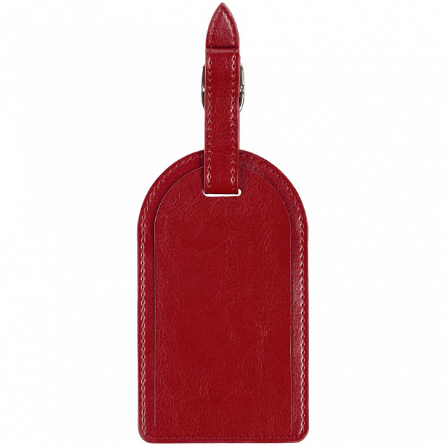 Бирка багажная Nebraska, красная с логотипом в Белгороде заказать по выгодной цене в кибермаркете AvroraStore