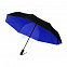 Автоматический противоштормовой складной зонт Sherp - Синий HH с логотипом в Белгороде заказать по выгодной цене в кибермаркете AvroraStore