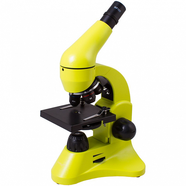 Монокулярный микроскоп Rainbow 50L с набором для опытов, зеленое яблоко с логотипом в Белгороде заказать по выгодной цене в кибермаркете AvroraStore