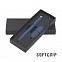 Подарочный набор ручка и флеш-карта, покрытие soft grip, синий с логотипом в Белгороде заказать по выгодной цене в кибермаркете AvroraStore