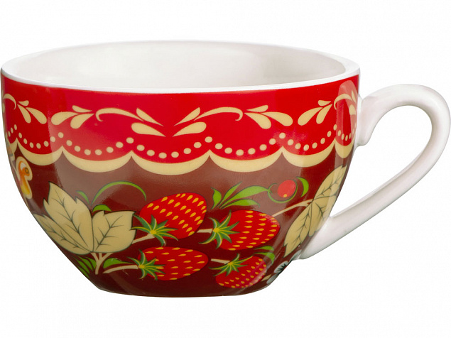 Подарочный набор: чайная пара, чай Малина с мятой с логотипом в Белгороде заказать по выгодной цене в кибермаркете AvroraStore