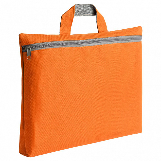 Сумка-папка SIMPLE, оранжевая с логотипом в Белгороде заказать по выгодной цене в кибермаркете AvroraStore