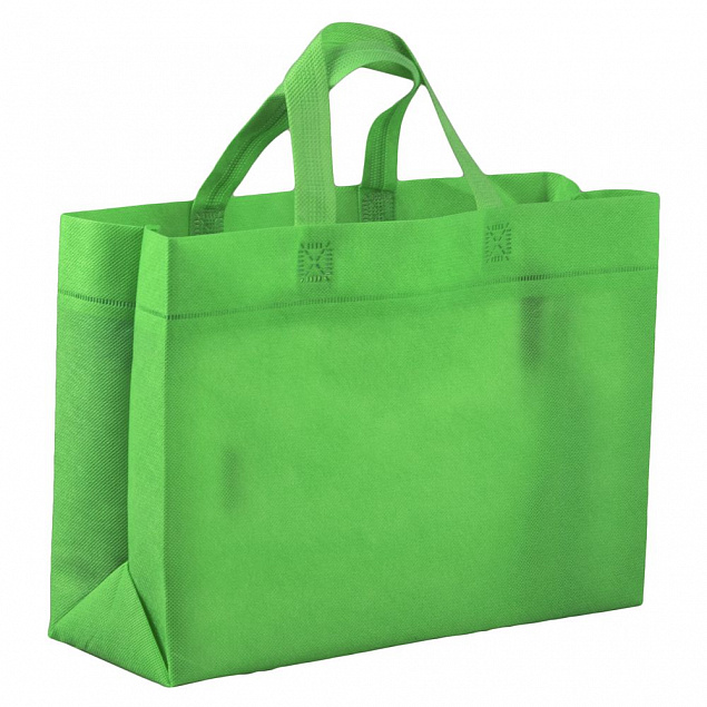 Сумка для покупок Span 3D, зеленая с логотипом в Белгороде заказать по выгодной цене в кибермаркете AvroraStore