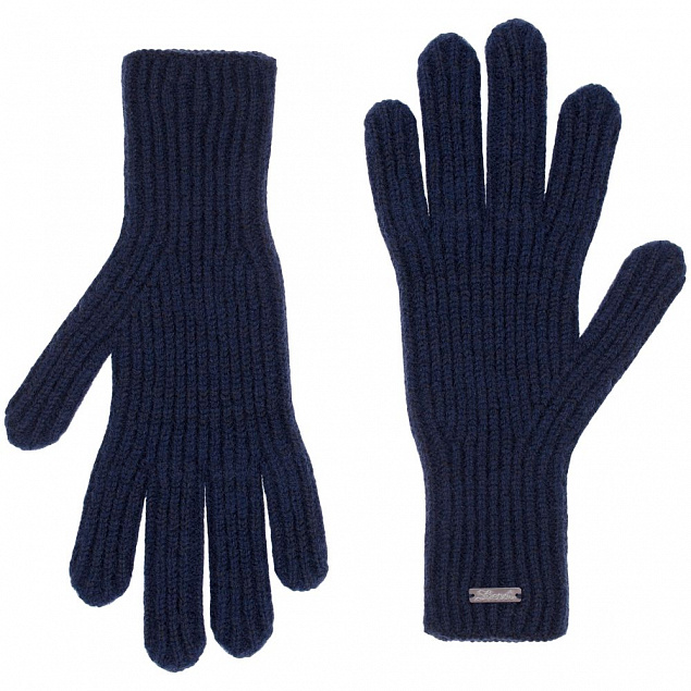 Перчатки Bernard, темно-синие с логотипом в Белгороде заказать по выгодной цене в кибермаркете AvroraStore
