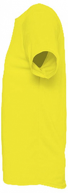 Футболка унисекс Sporty 140, лимонно-желтая с логотипом в Белгороде заказать по выгодной цене в кибермаркете AvroraStore