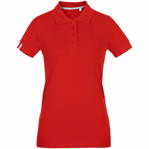 Рубашка поло женская Virma Premium Lady, красная с логотипом в Белгороде заказать по выгодной цене в кибермаркете AvroraStore