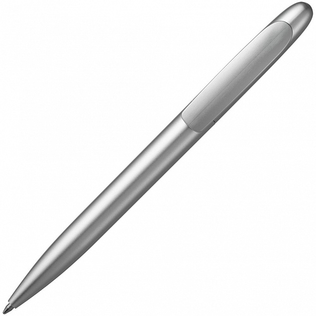 Ручка шариковая Moor Silver, серебристая с логотипом в Белгороде заказать по выгодной цене в кибермаркете AvroraStore
