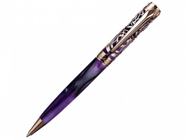 Ручка шариковая Pierre Cardin L'ESPRIT. Цвет - фиолетовый. Упаковка L. с логотипом в Белгороде заказать по выгодной цене в кибермаркете AvroraStore