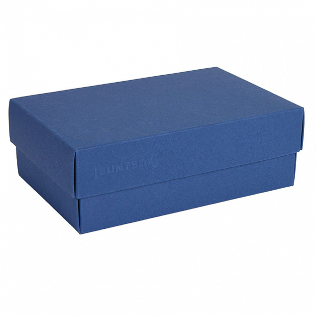 Коробка картонная, "COLOR" 11,5*6*17 см; синий с логотипом в Белгороде заказать по выгодной цене в кибермаркете AvroraStore