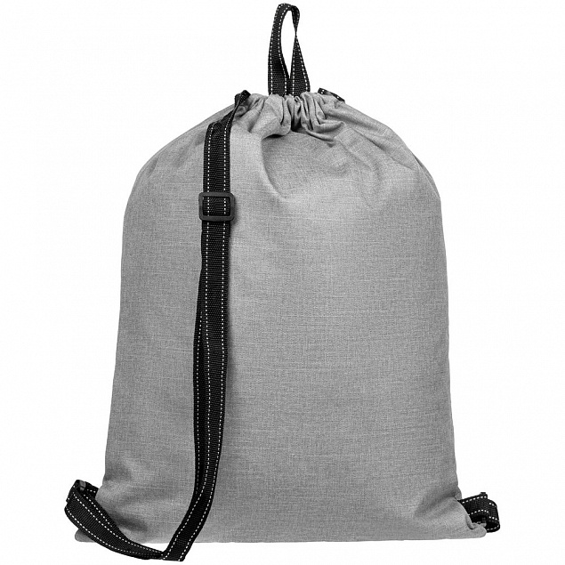 Рюкзак-мешок Melango, серый с логотипом в Белгороде заказать по выгодной цене в кибермаркете AvroraStore