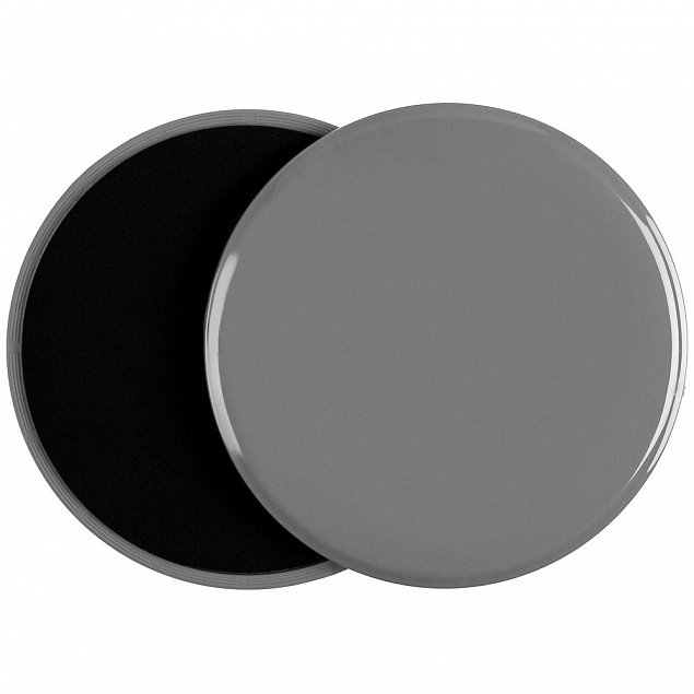 Набор фитнес-дисков Gliss, серый с логотипом в Белгороде заказать по выгодной цене в кибермаркете AvroraStore