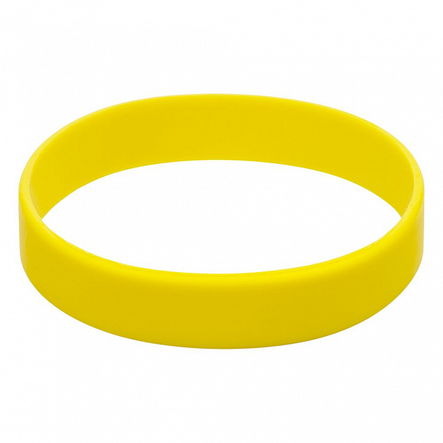Силиконовый браслет Valley, желтый с логотипом в Белгороде заказать по выгодной цене в кибермаркете AvroraStore