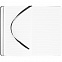 Блокнот Shall, черный, с белой бумагой с логотипом в Белгороде заказать по выгодной цене в кибермаркете AvroraStore