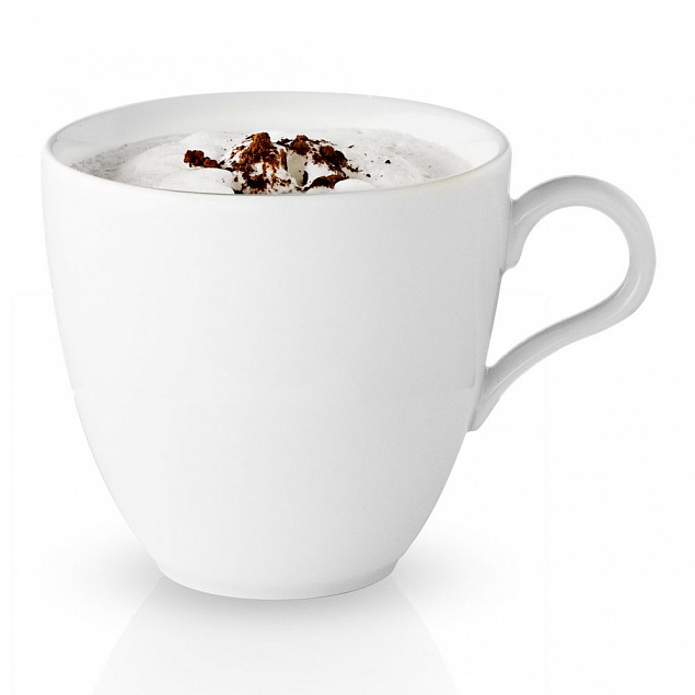 Чашка для капучино Legio, белая с логотипом в Белгороде заказать по выгодной цене в кибермаркете AvroraStore