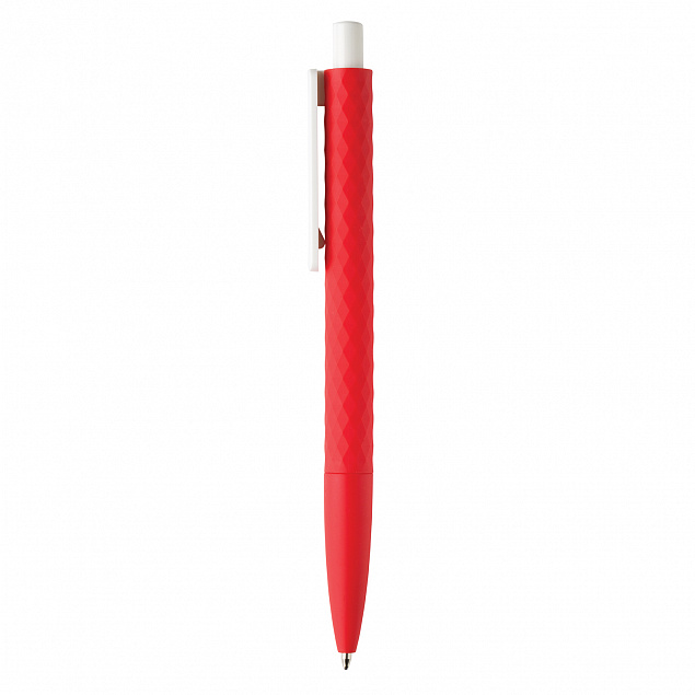 Ручка X3 Smooth Touch, красный с логотипом в Белгороде заказать по выгодной цене в кибермаркете AvroraStore