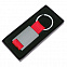 Брелок DARK JET; 2,8 x 6,2 x 0,6 см; красный, металл; лазерная гравировка с логотипом в Белгороде заказать по выгодной цене в кибермаркете AvroraStore