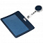 Чехол для карточки с ретрактором Devon, синий с логотипом в Белгороде заказать по выгодной цене в кибермаркете AvroraStore