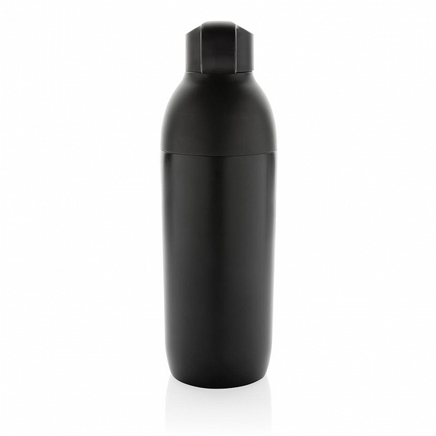 Вакуумная бутылка Flow из переработанной нержавеющей стали RCS, 500 мл с логотипом в Белгороде заказать по выгодной цене в кибермаркете AvroraStore