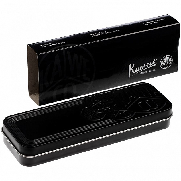 Футляр для ручек Kaweco, черный с логотипом в Белгороде заказать по выгодной цене в кибермаркете AvroraStore