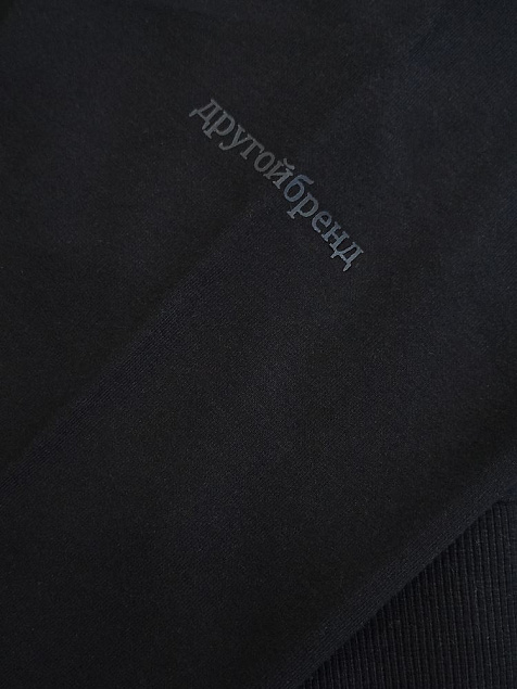 Толстовка «Источник. Олень», черная с логотипом в Белгороде заказать по выгодной цене в кибермаркете AvroraStore