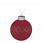 Елочный шар King, 8 см, красный с логотипом в Белгороде заказать по выгодной цене в кибермаркете AvroraStore