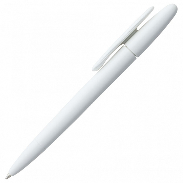 Ручка шариковая Prodir DS5 TPP, белая с логотипом в Белгороде заказать по выгодной цене в кибермаркете AvroraStore