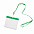 Ланъярд с держателем для бейджа; зеленый; 11,2х0,5 см; полиэстер, пластик; тампопечать, шелкогр с логотипом в Белгороде заказать по выгодной цене в кибермаркете AvroraStore