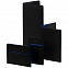 Картхолдер Multimo, черный с синим с логотипом в Белгороде заказать по выгодной цене в кибермаркете AvroraStore
