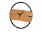 Деревянные часы с металлическим ободом «Time Wheel» с логотипом в Белгороде заказать по выгодной цене в кибермаркете AvroraStore