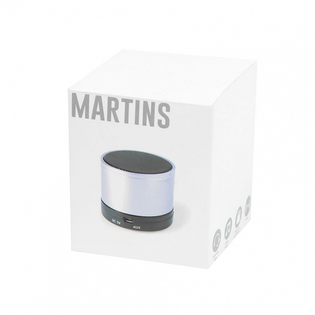 Портативная bluetooth-колонка "Martins" с логотипом в Белгороде заказать по выгодной цене в кибермаркете AvroraStore